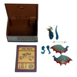How To Train Your Dragon World of Berk Deadly Nadder Figure and Book Display